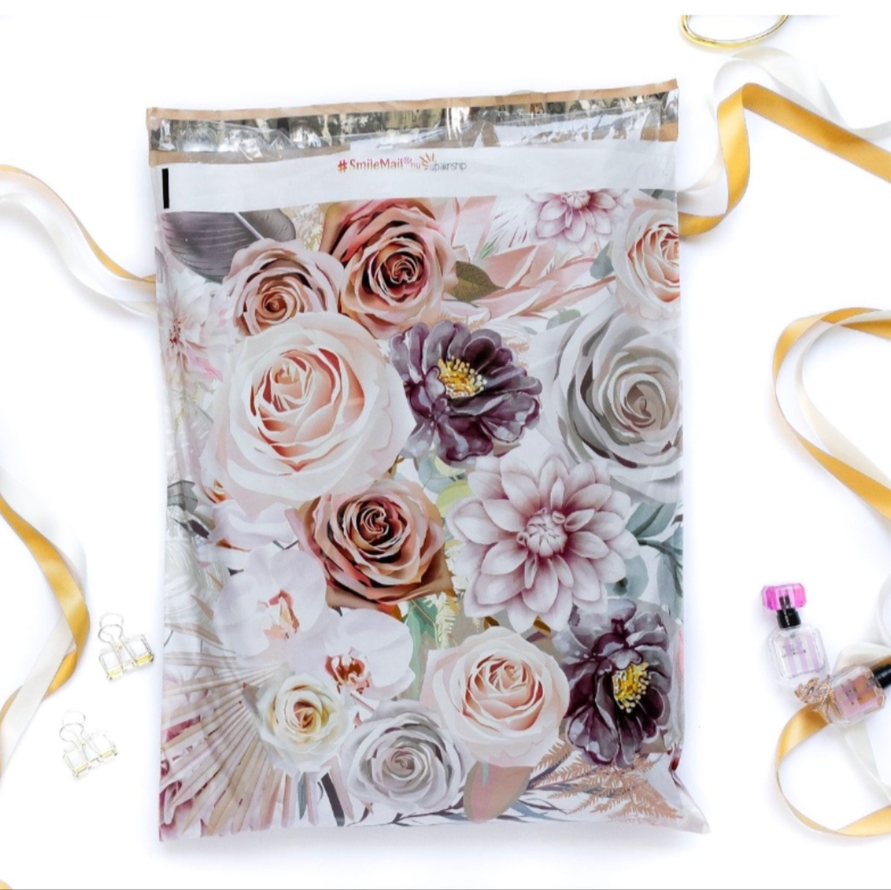 10 19X24 Poly Mailers Boho Floral